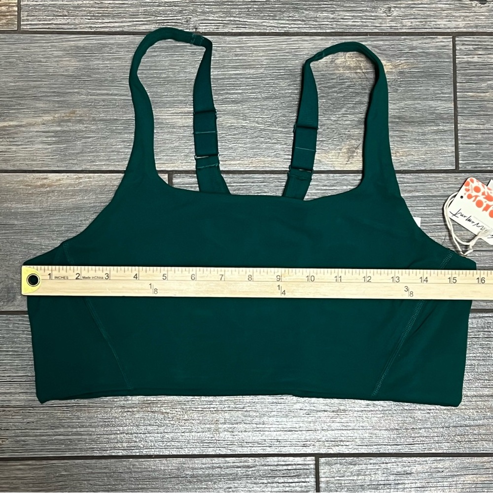 NWT $68 Free People X Hatch Maternity Square Neck Bra Size Medium Garden Green - Picture 7 of 15